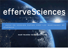 Tablet Screenshot of effervesciences.com
